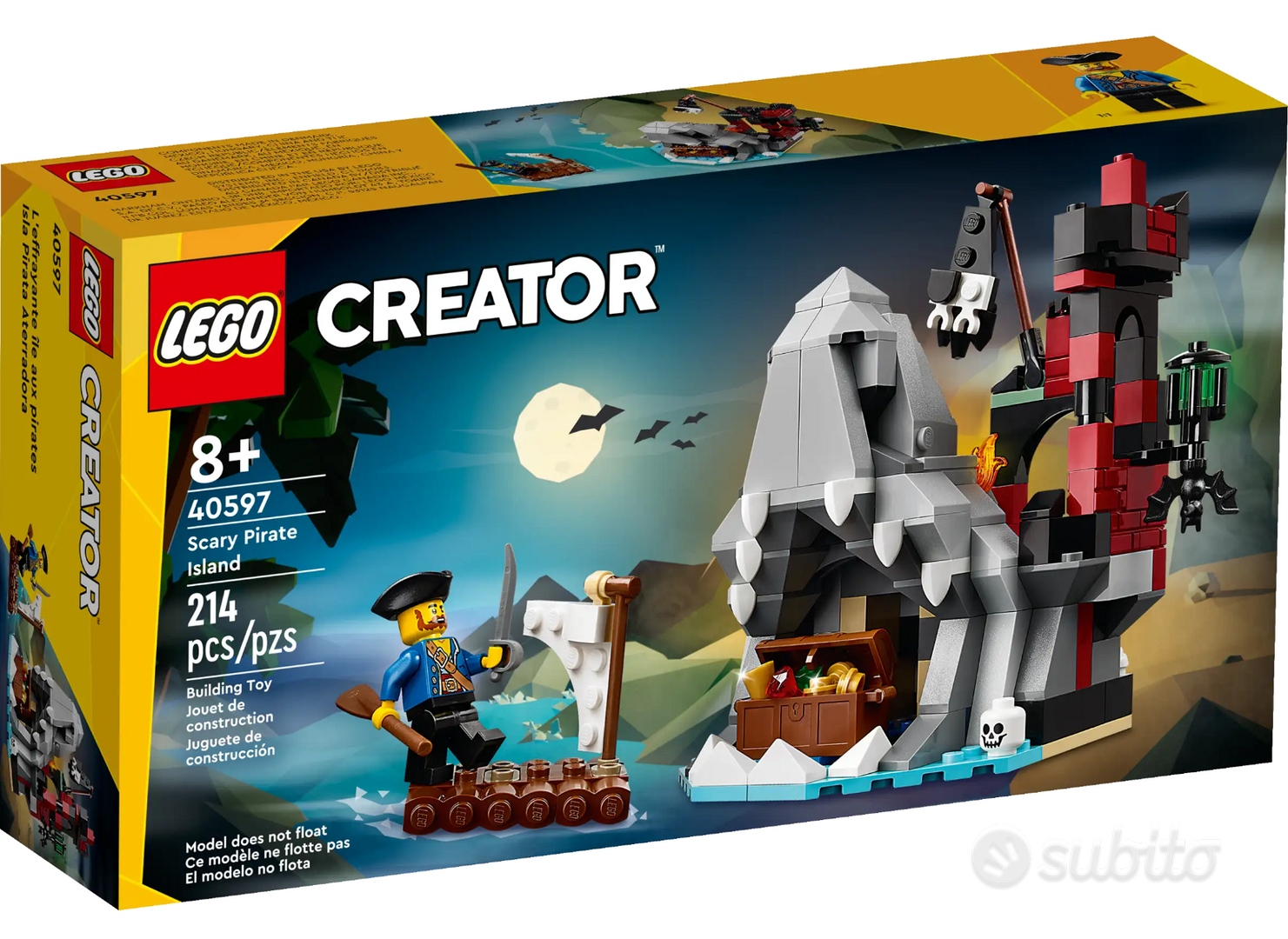 Lego 40597 L'isola del Pirata spaventoso Halloween Tutto per i