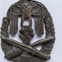 Distintivo assalto generale 75 bronzo Raro