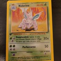 Nidorino prima edizione BS 37 Near mint