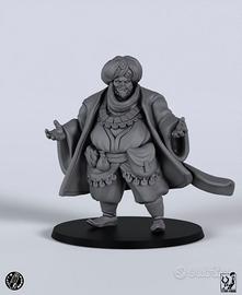 Khalid al-Bazaar-Arabian Nights-Miniatura