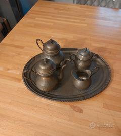 Servizio da tè, caffè, lattiera e zuccheriera