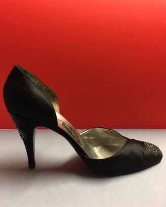 Scarpe nere Sacchetti tacco decollete   40,5