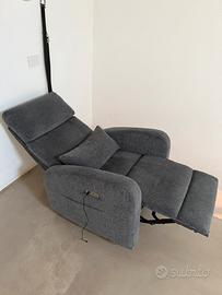 Poltrona relax FlexiSpot elettrica girevole