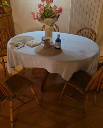 6 sedie Windsor antiche