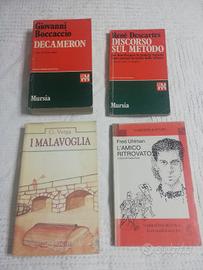 Set 4 Libri Grandi Classici Narrativa Filosofia 