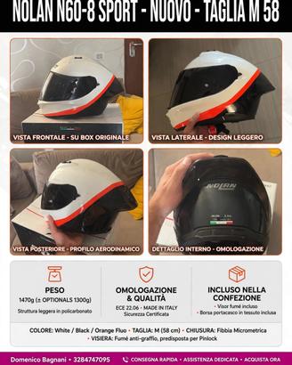 Casco Nolan N60 S SPORT