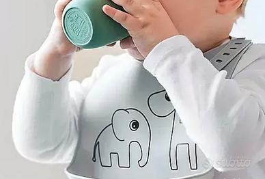 Done By Deer Bavetta Bavaglino in Silicone Grigio