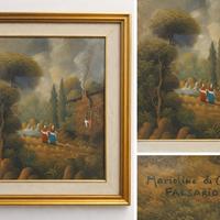 Quadro Mariolino di Caravaggio Il Falsario 35x25