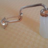 APPLIQUE DA MURO VINTAGE OTTONE ART DECO