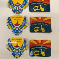 Set sei Etichette adesive Vespa Club Verona