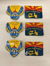 Set sei Etichette adesive Vespa Club Verona