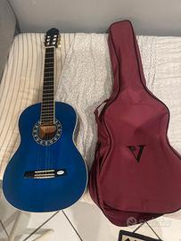 Chitarra Valencia con Porta Chitarra e cavalletto