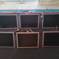MONITOR LCD 8 pollici (lotto di 6 LCD)