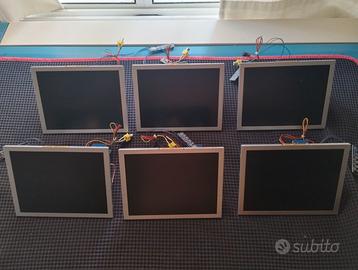 MONITOR LCD 8 pollici (lotto di 6 LCD)