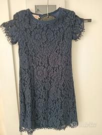 Abito nuovo in pizzo blu bambina 4 anni Brums