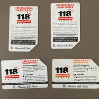 SCHEDE TELEFONICHE SERIE EMERGENZA 118 SANITARIA