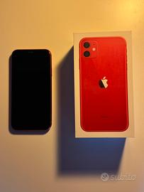 iPhone 11 Rosso – 128 GB – Buone condizioni