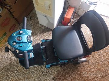 Scooter pieghevole de-lux mod s19 ideale x anziani