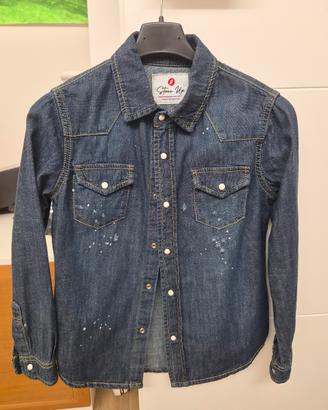 camicia jeans bambino