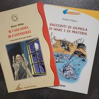coppia libri Emilio Salgari e Oscar Wilde
