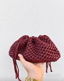 Borsa in ecopelle bordeaux
