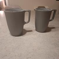 Set 2 tazze mug grigie Luminarc Arc in vetro 