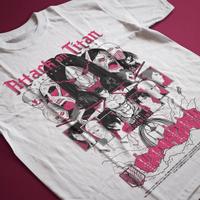 T-Shirt Anime Attack on Titan | Shingeki no Kyojin