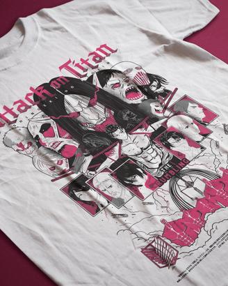 T-Shirt Anime Attack on Titan | Shingeki no Kyojin