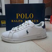scarpe pelle bianca nuove Polo Ralph Lauren