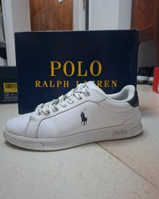 scarpe pelle bianca nuove Polo Ralph Lauren
