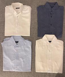 Set 4 camicie Lanificio Angelico - uomo - taglia38