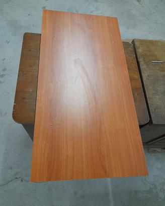 Pannello di legno rosso di ciliegio 81x40x2cm.