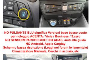 NISSAN LEAF FULL OPTIONAL Batteria perfetta GARANZ
