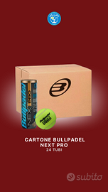 Cartone da 24 tubi di Bullpadel Next Pro