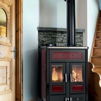 STUFA LEGNA E PELLET KLOVER BI FIRE MID