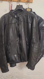 giacca da moto in pelle Dainese taglia 56.