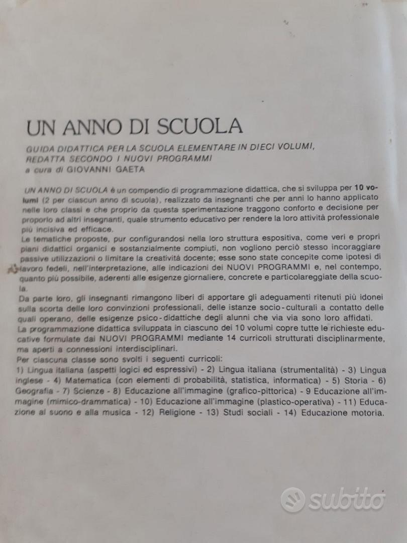 Guida didattica Un anno di scuola classe prima - Libri e Riviste In  vendita a Cuneo