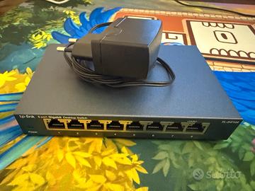 Switch Hub TP-Link TL-SG108 8 Porte Gigabit LAN