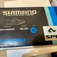 Scarpe Ciclista Shimano - SH-M050 BLU Taglia 40