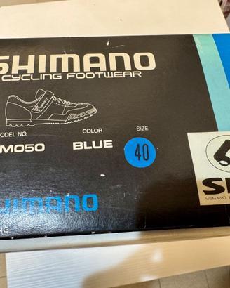Scarpe Ciclista Shimano - SH-M050 BLU Taglia 40