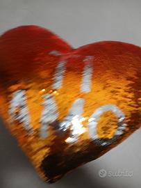 ⁷Valentino cuore con strass scritta ti 