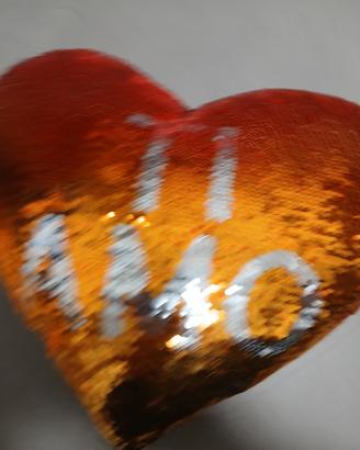 ⁷Valentino cuore con strass scritta ti 