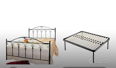 letto matrimoniale con doghe