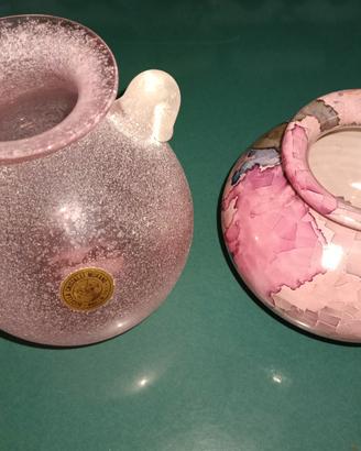Vasi portafiori tra cui Buccella Cristalli Murano