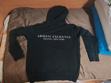 Felpa Armani Exchange Nera Taglia M