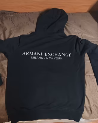 Felpa Armani Exchange Nera Taglia M