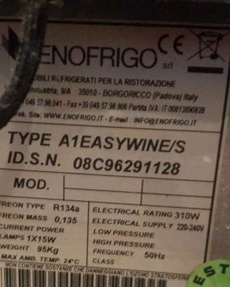 Frigo 2 Vie per refrigerare Birra Vino Ecc.
