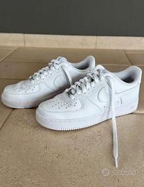 Nike Air Force 1 Sneakers Uomo 45 Bianche Nuove