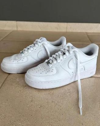 Nike Air Force 1 Sneakers Uomo 45 Bianche Nuove