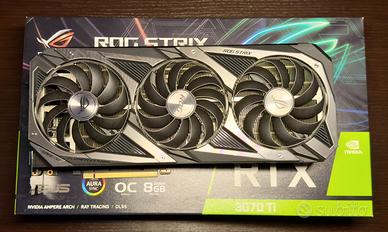 ASUS ROG Strix RTX 3070TI OC 8GB Scheda Video  GPU